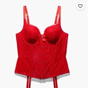 Savage X Fenty Embroidered Lace Corset